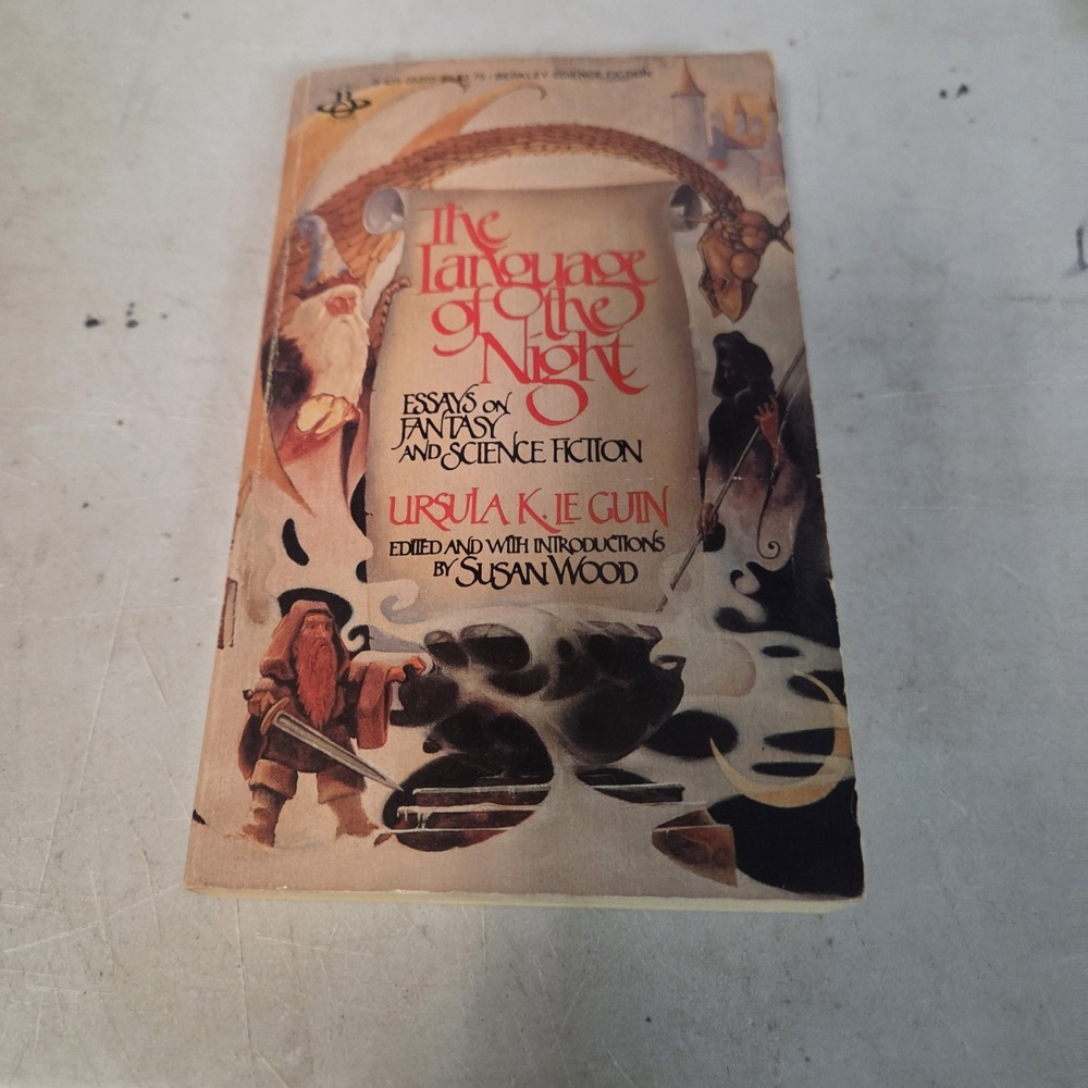 The Language of the Night by Ursula K Le Guin 1982 PB Essays On Fantasy vintage